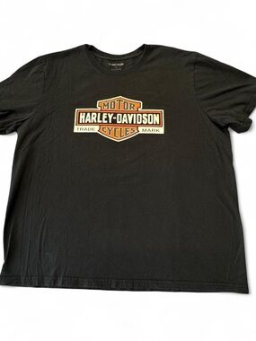 Harley Davidson Conyers GA Falcons Fury Black Tshirt 2XL BK7